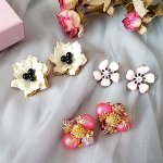 ヴィンテージイヤリング 「フラワー」３点セット