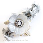 ヘアーバレッタ パーティー・フラワー