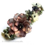 ヘアーバレッタ　再販 お花　フラワーブーケ