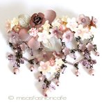 ヘアーバレッタ（大）再販 フランス製　フラワー