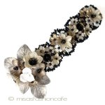 ヘアーバレッタ フランス製　花　再販