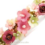 フラワー　バレッタ フランス製　再販！