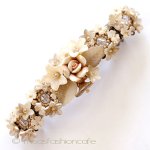 ヘアバレッタ 再販！ お花　フランス製