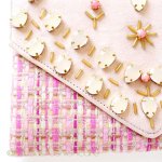 ビジューバッグ再販！ ツイード　チェーン付属