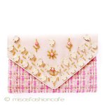 ビジューバッグ再販！ ツイード　チェーン付属