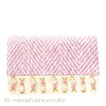 ビジュー　ピンク ショルダーバッグ