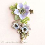 ヘアークリップ　再販！ カリフォルニア製お花