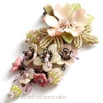 お花ヘアクリップ再販 カリフォルニア製