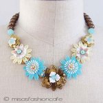 NY お花ネックレス 　パステル・フラワー