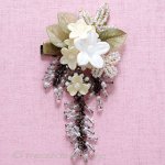 ヘアークリップ パール　パーティー