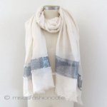 スパンコール ストール（大） ヌーディーホワイト再販！