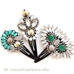 NY　ヘアーアクセ ビジュー３セット再販！