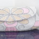 クラッチ バッグ 　 　ピーチ ｘ ピンク