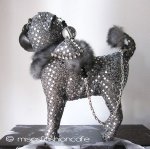 クラッチ＆ハンドバッグ 再販!パグ（ビジュー天使）