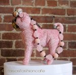 クラッチ＆ハンドバッグ 　パグ　（ピンクのローズ）