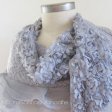 （画像用） お花ストール（グレー）再販！