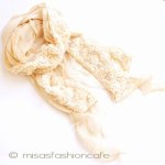 花ストール（クリーム）再販！