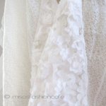 お花 ストール （白）