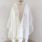 お花 ストール （白）