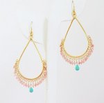 ピアスまたはイヤリング 18K Vermeil ティアー