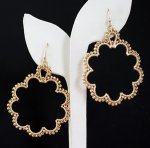 FlyingLizard　ピアス ゴールドフープ