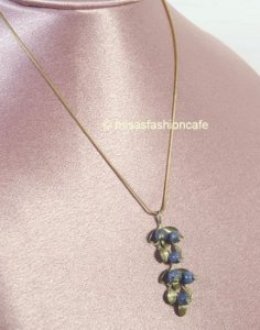 （画像用） Michaud ネックレス ブルーベリー