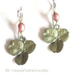 マイケルミショー クローバー ピアス　または　クリップ