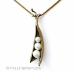 マイケルミショー　パール 真珠の豆　ネックレス