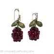 （画像用） ガーネットのラズベリー ピアスorクリップ