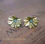 マイケルミショー ピアス ブルートパーズの雫