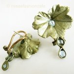 Michaud ピアス　再販！ ブルートパーズの雫