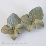 Michaud イヤリング 　紫陽花 あじさい