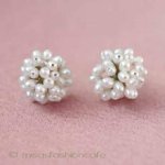 Michaud 真珠 ピアス　 たんぽぽ　再販！