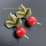 Michaud ピアス 赤かぶ