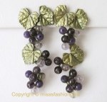 Michaud マイケルミショー グレープ　ピアス