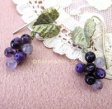 （画像用） Michaud ピアス アメジストの葡萄