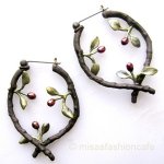 Michaud ピアス 小枝・真珠のお花