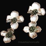 マイケルミショー ピアス ハナミズキの花