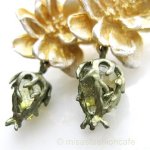 Michaud ピアス 24金 イエローローズ