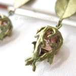 Michaud ピアス バラのつぼみ