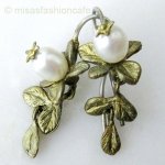 Michaud ピアス Quinceフラワー