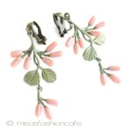 マイケルミショー イヤリング 天然珊瑚サンゴの苺