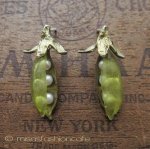 マイケルミショー ピアス 真珠えんどう豆　再販