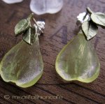 マイケルミショー ピアス 　ローズの花びら