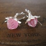 マイケルミショー ピアス 　シャクナゲのつぼみ