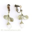 （画像用） マイケルミショー真珠の花 ピアス　または　クリップ