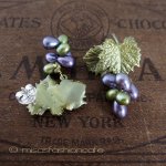 マイケルミショー ピアス 再販！真珠 ぶどう