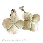 マイケルミショー イヤリング 紫陽花アジサイの花