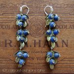 ピアス　または　クリップ ブルーベリー　