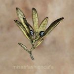 オリーブブローチNew